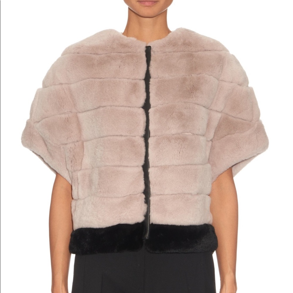 Maxmara Fur Soraia Jacket in Light Pink